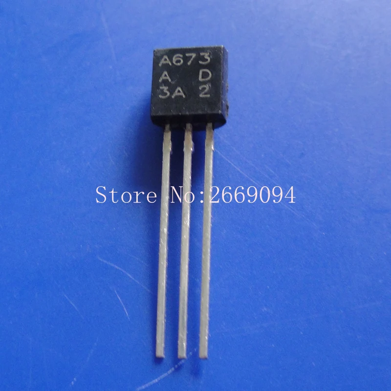 Actual product batch photo 2SA673 A673 Transistor in TO-92 package Actual product batch photo 2SA673 A673 Transistor in TO-92 package