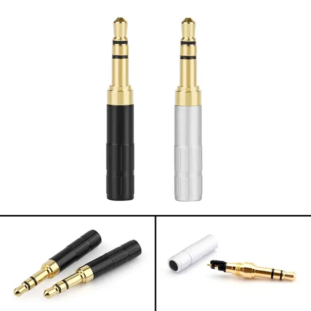 US $5.98 Areyourshop 3.5mm 3 Pole Stereo Earphone Repair Audio Jack Headphone Pins For Beyerdynamic Denon 72