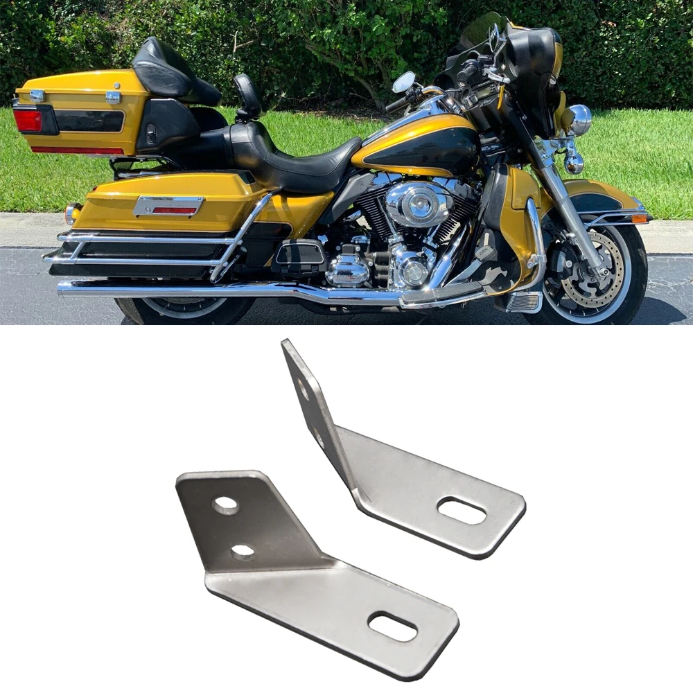 

Fix Right and Left Side Broken Fender Saddlebag Rail Support Brackets Strut Fits Harley-Davidson Touring FLT FLHT Ultra Classic