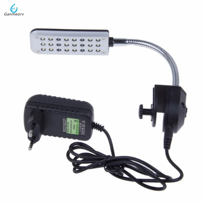 

6 Blue 18 white color 24 LED lamp Aquarium Clip Light For Coral Reef aquatic animals small fish tank lighting
