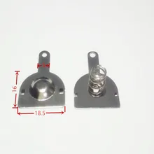 100 шт 18650 Батарейный блок 16 мм* 18,5 мм пружинный контактный элемент батарейный блок положительный и отрицательный однополюсный аккумулятор