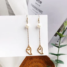 1 pair Elegant Female Geometric Earrings for Women Cute Animal Pierced Dangle Earrings Simple Personality Pendant Drop Earrings pair of cute kitten earrings for women