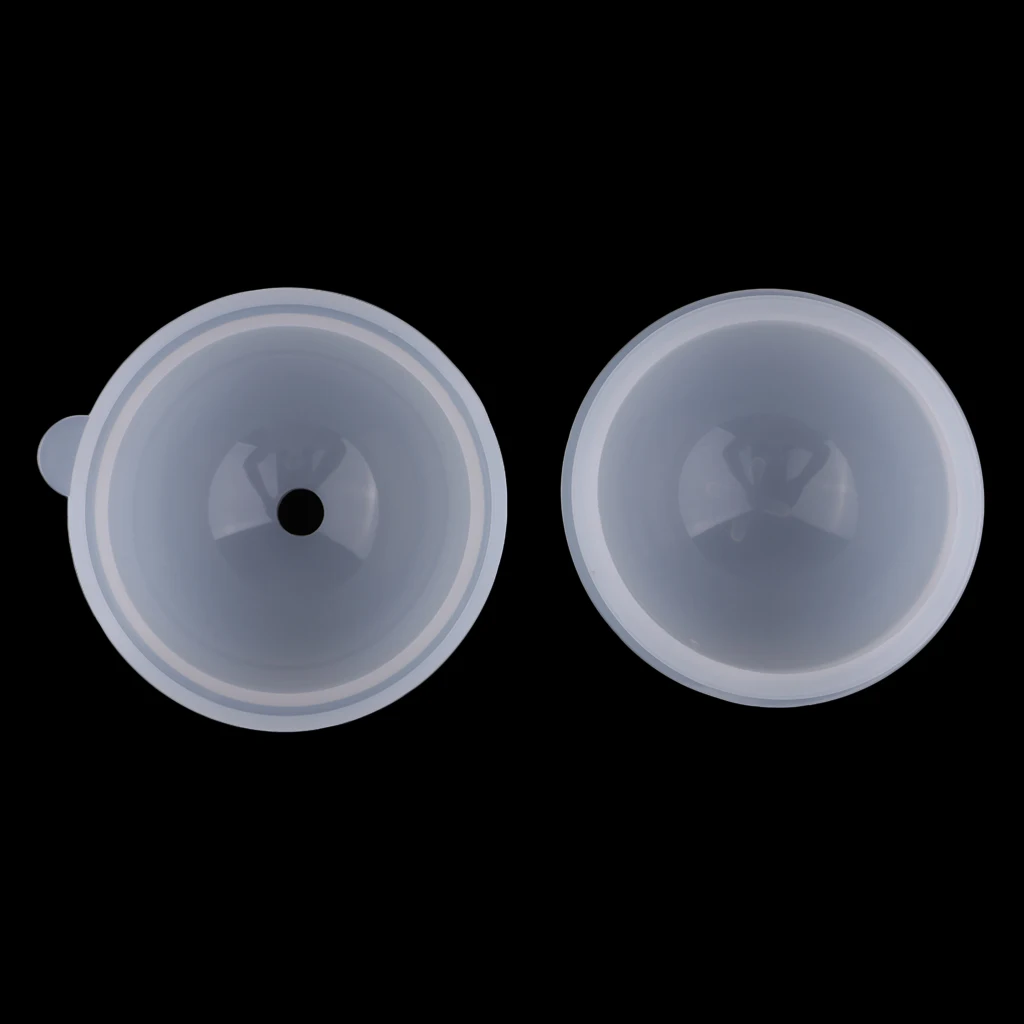 Silicone Balls Mould Epoxy Resin Casting DIY Dried Flower Ornament Jewelry Making Mold Tool -  Large Round Sphere, Multi Size