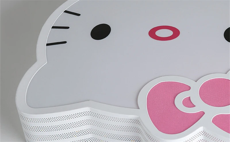 Кошка Hellokitty детская комната потолочный светильник розовый мультфильм спальня лампа умная лампа с пультом дистанционного управления лампа 30 Вт энергосберегающая
