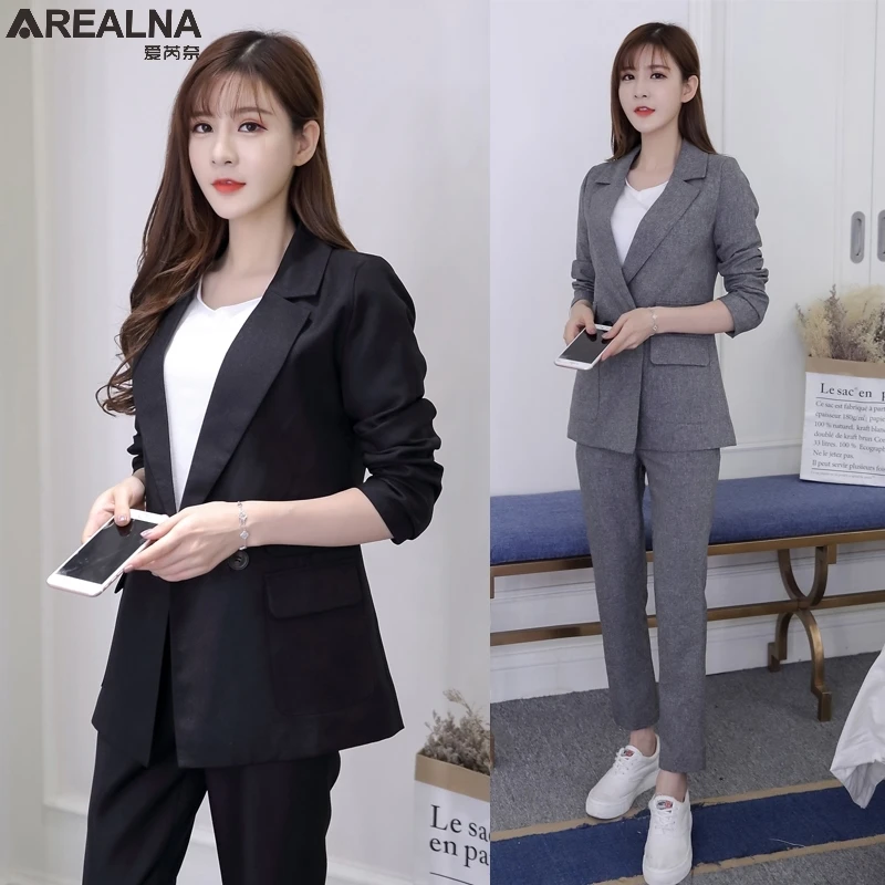 Pant Suits Women Casual Office Business Suits Formal Work Wear Sets Uniform Styles OL women's suits Female Blazer Jacket