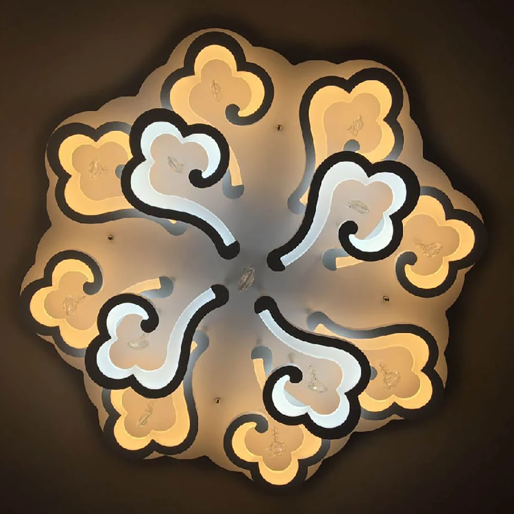 

IPROLED 144W dia 84cm CCT dimmable controlled by Switch 12pcs clouds design led ceiling light