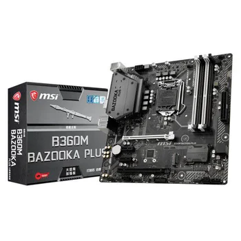 

New MSI B360M BAZOOKA PLUS Desktop Motherboard DDR4 LGA 1151 64GB USB2.0 USB3.1 HDMI DVI Gigabit LAN motherboard free shipping