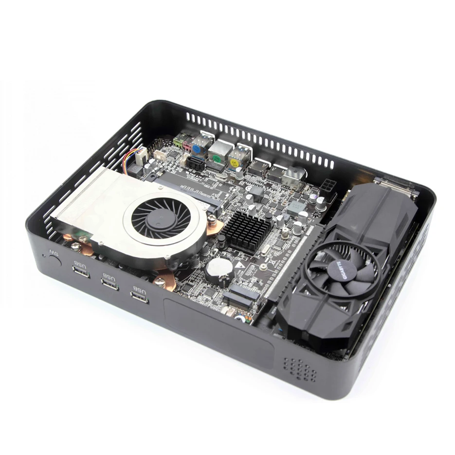 GTX1050 4G специальный вентилятор мини ПК с четырехъядерным процессором 8 МБ кэш до 4 2