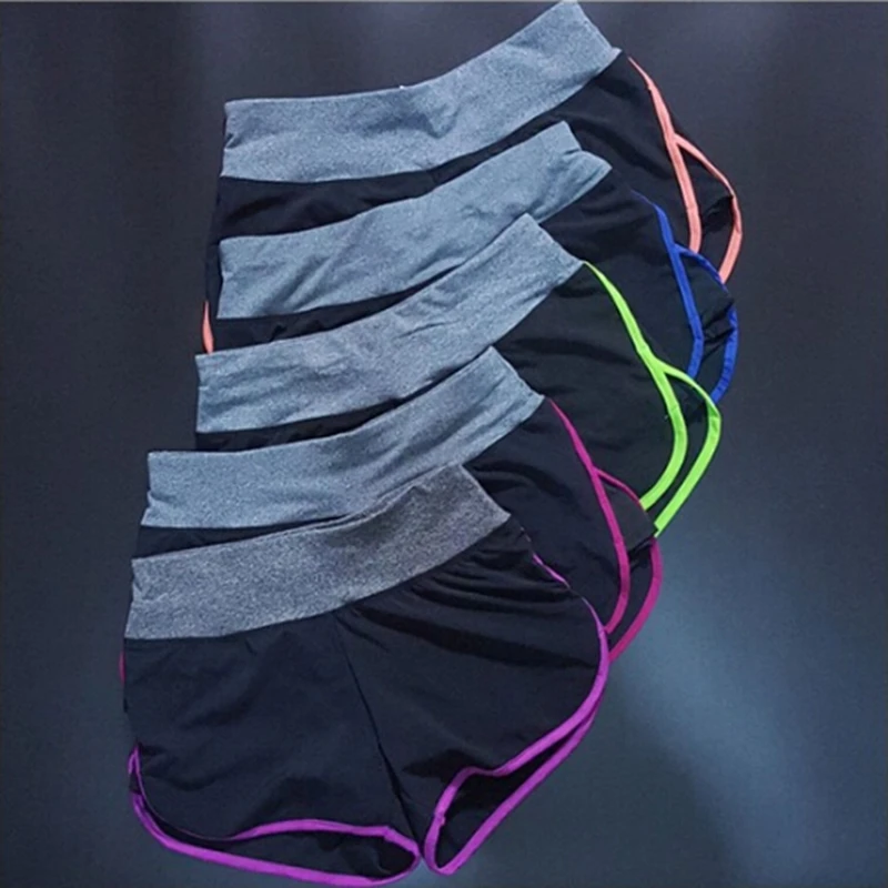 

Women Yoga Sport shorts Fintess Running Shorts Gym Breathable Anti-light Quick dry Sports Jogging Short