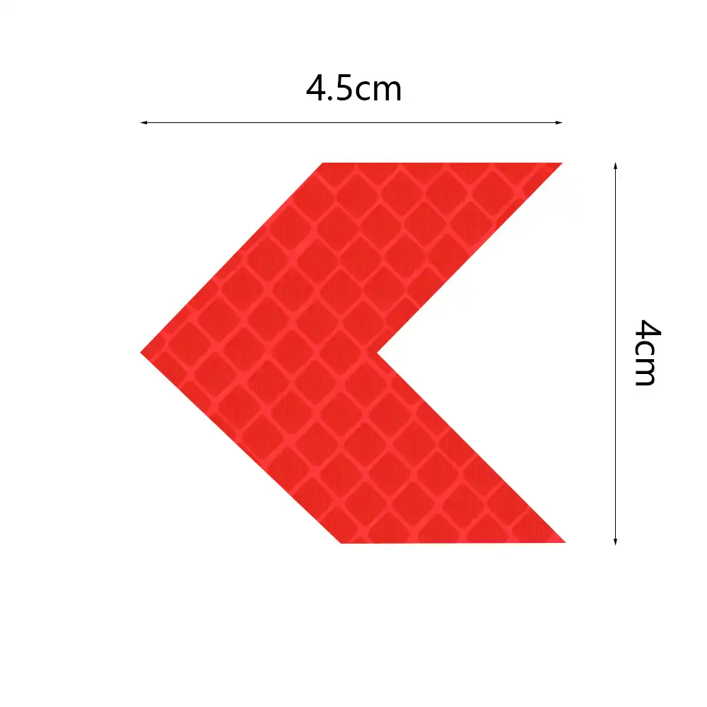 UTUT Car Reflector 2Pcs Rectangle Round Car Motorcycle Bike Caravan Lorry Screw On Safety Reflector 1