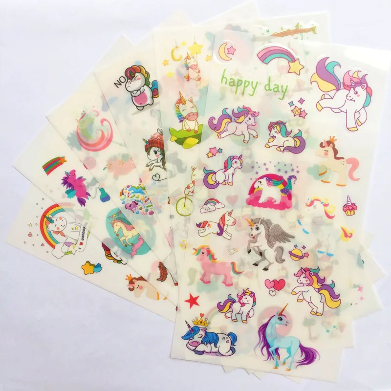

Unicorn Sticker Colorful Cute Unicorn Horse Kawaii DIY Stickers Diary Planner Note Diary Paper Scrapbooking Albums Decor