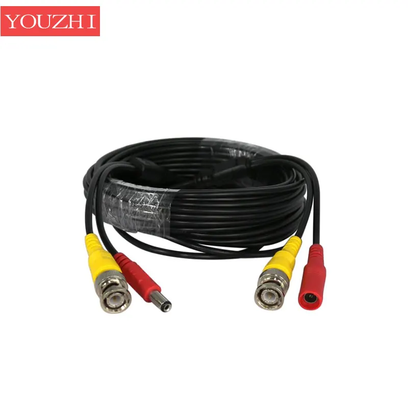 Video Power Siamese BNC CVBS Cable 59ft 18m 98ft 30m for Analog AHD CVI CCTV Surveillance Camera Video Power Siamese BNC CVBS Cable 59ft 18m 98ft 30m for Analog AHD CVI CCTV Surveillance Camera