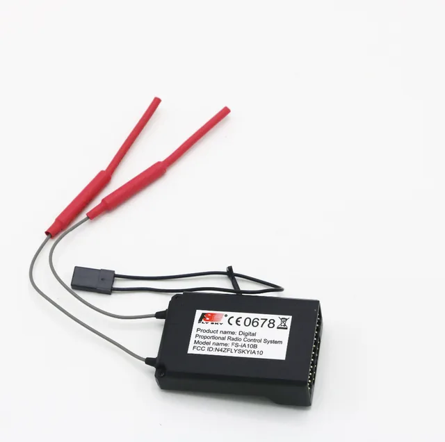 Flysky-receptor de FS-IA10B FS IA10B 10ch Original para transmisor, FS-I10, FPV, helicóptero, avión, Quadcopter, Dron, 1 Uds. Flysky-receptor de FS-IA10B FS IA10B 10ch Original para transmisor, FS-I10, FPV, helicóptero, avión, Quadcopter, Dron, 1 Uds.