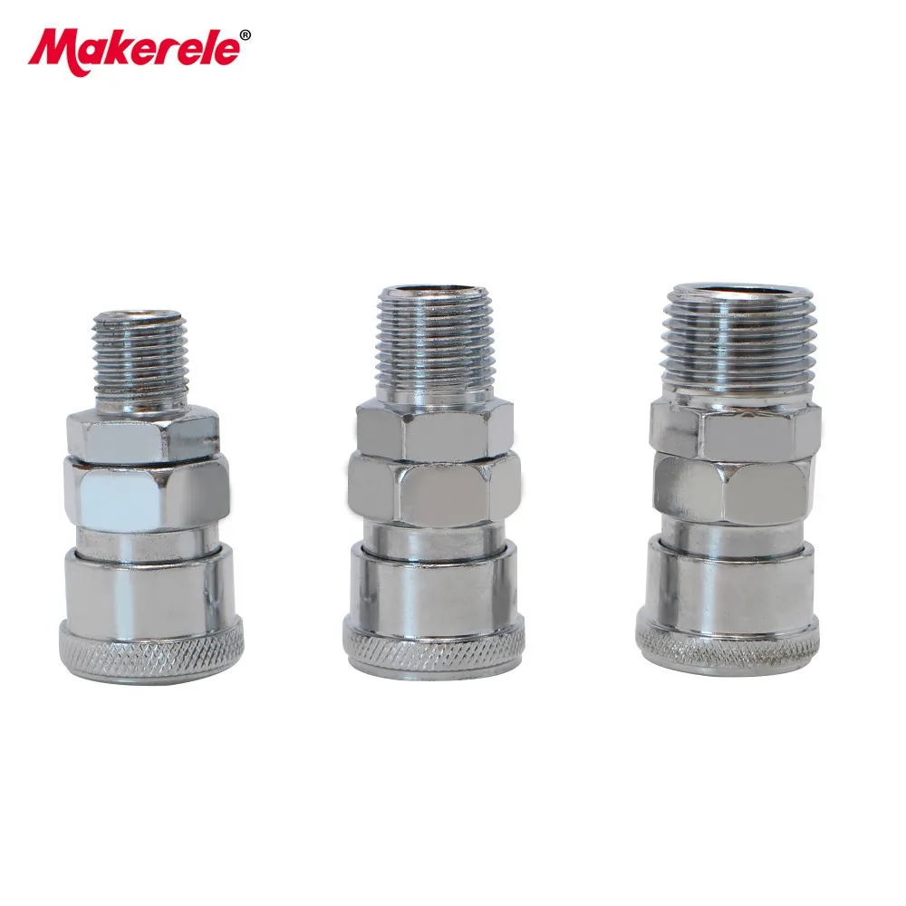 

C-type Pneumatic Quick-release Air pipe Connector SM/PM20 30 40 External Thread 2 points 3 points Air Compressor Pump Accessorie