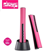 DSP выпрямитель для волос Профессиональный электрический ЖК-дисплей Температура управления волос Выпрямители для волос анти-горячий База Поддержка