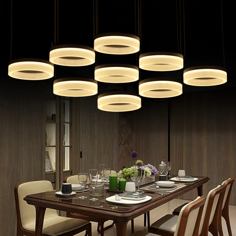 Home office Led Ring pendant lights 