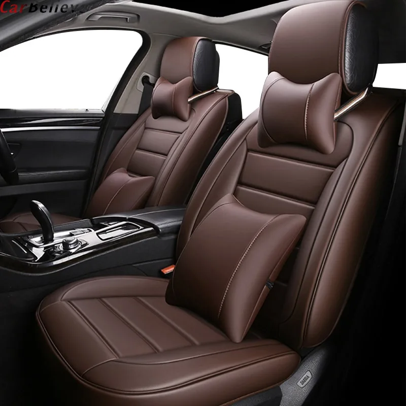 Car Believe Auto Leather car seat cover For jeep renegade accessories