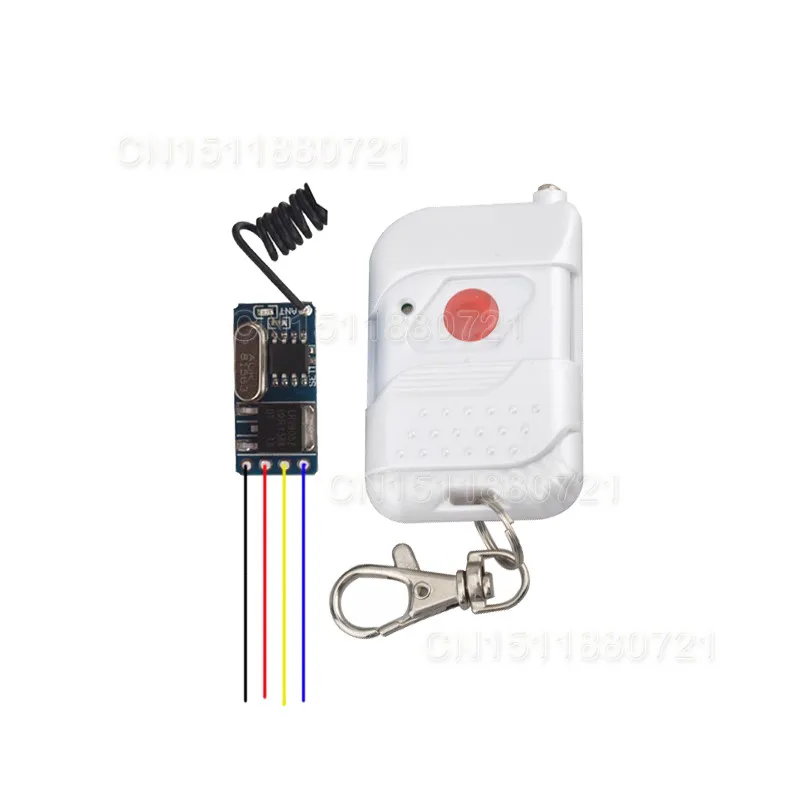 

Lighting Switches LED SMD Remote Control Switch DC 3.7V 4.5V 5V 6V 7.4V 9V 12V Mini Receiver Micro 433.92MHZ