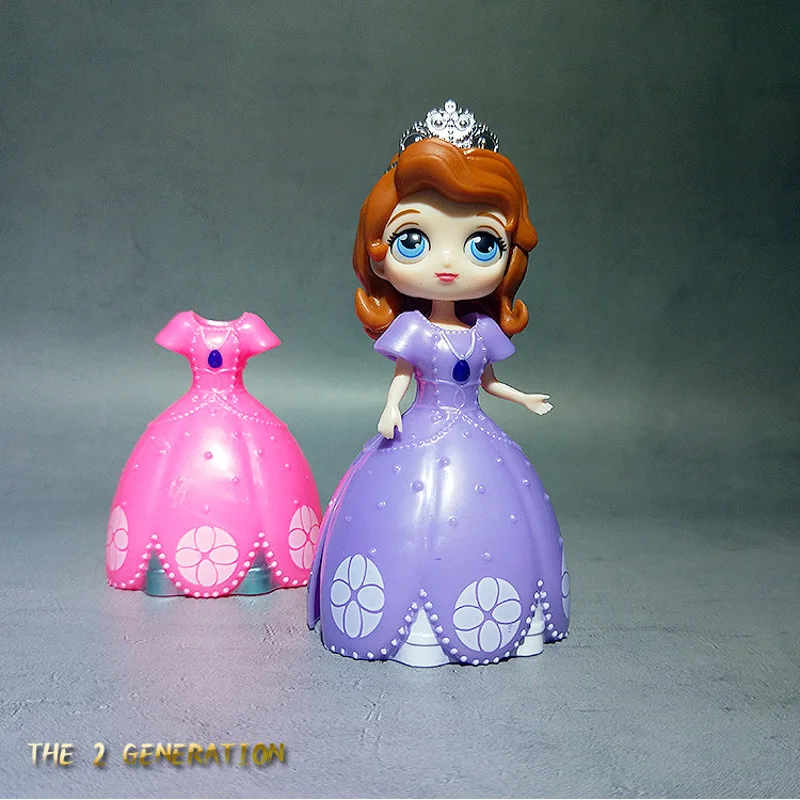 6 шт. Disney Замороженные Куклы Эльзы из мультфильма Холодное сердце белый купальник