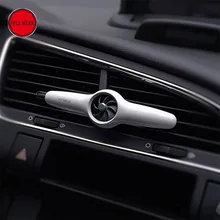 1 unid Salida de Aire de Ventilación Del Coche Clip de Perfume Sólido Ambientador Vent Clip Decoración Interior Del Vehículo Accesorios Negro Blanco