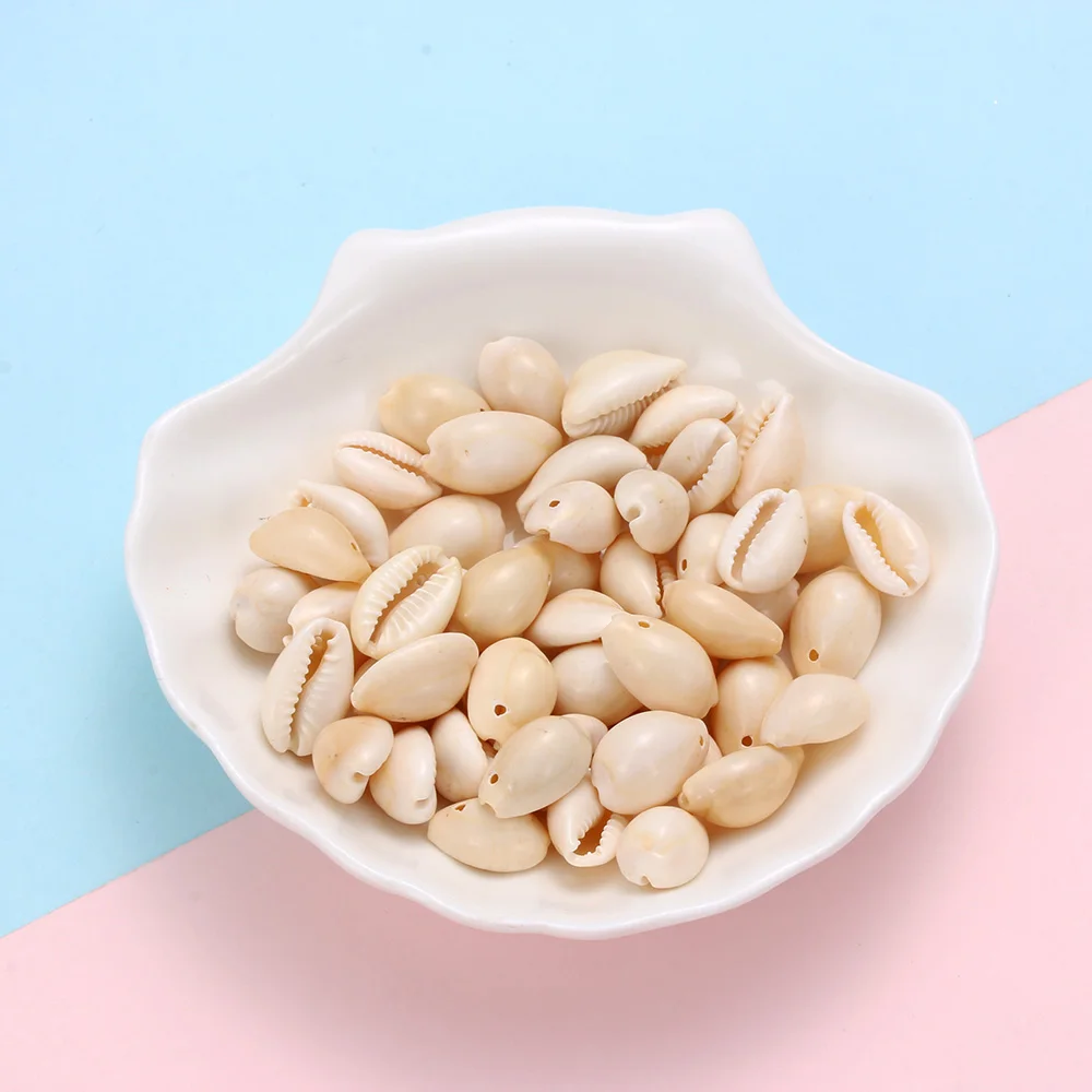 

50pcs Beige/Grey Natural Spiral loose beads Scrapbook Craft One hole Seashell for Clothe glass bottle home decoration diy bracel