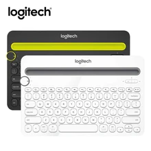 Оригинальная клавиатура logitech K480, Bluetooth, Мобильный планшет Mac, ноутбук, много устройств, тонкая мини Бесшумная клавиатура с ПК, ноутбук