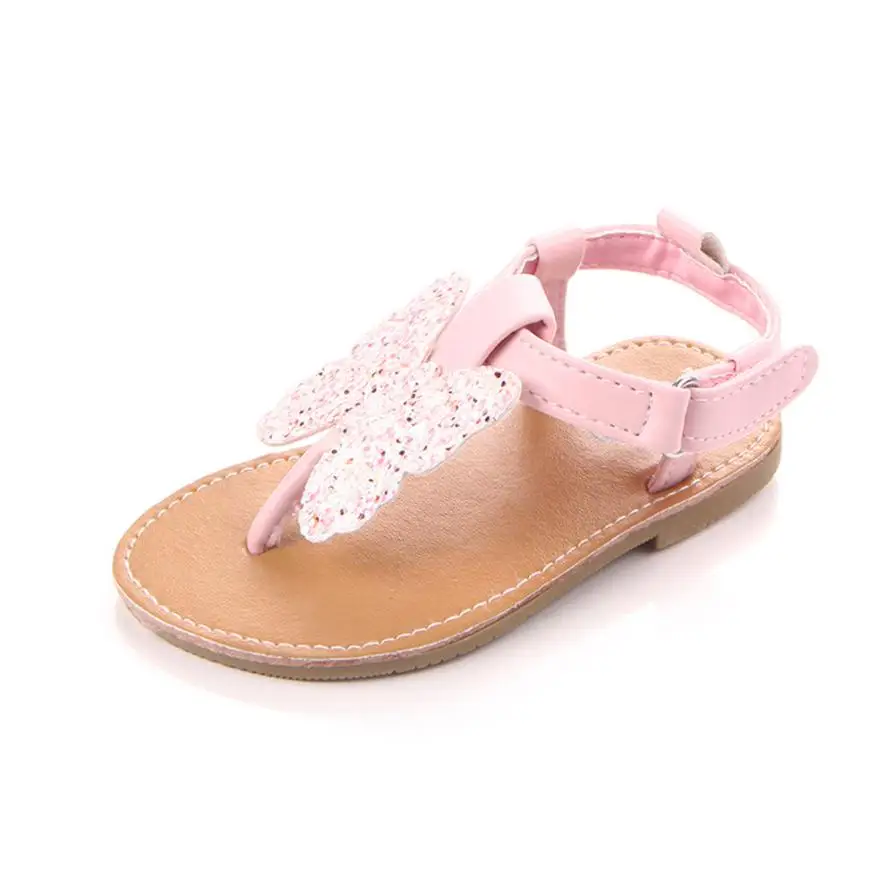 Сезон: весна–лето мягкая подошва для маленьких девочек Обувь для младенцев модная обувь бабочка-узел Обувь a4184