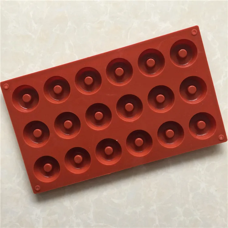 18 силиконовых форм пончики домашняя форма для запеченных закусок|silicone mold|molde