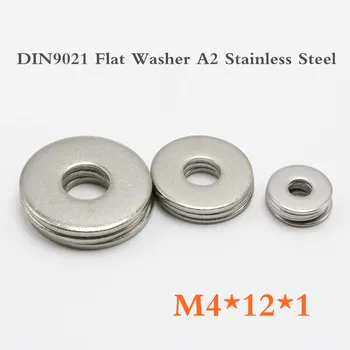 

1000pcs/lot DIN9021 M4 Flat Washer A2 Stainless Steel