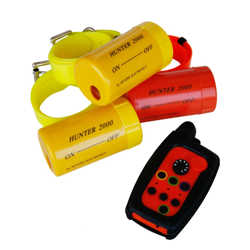 Waterproof Remote Dog Beeper Collar Hunter 2000 For 3 Dogs - Dog Trainings  - AliExpress