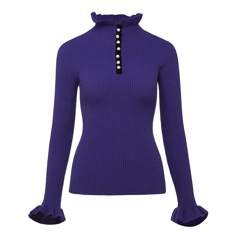 Фиолетовый Свитер Женский Купить