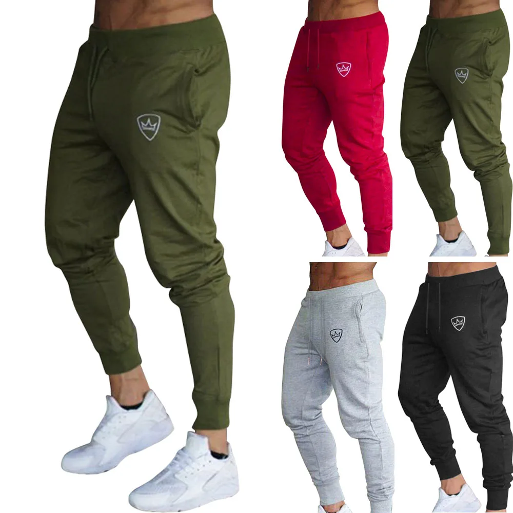 Summer Men's Gym Training Jogging Pants Men Joggers Slim Fit Soccer Sweatpants Cotton Workout Running Tights Sport Trousers