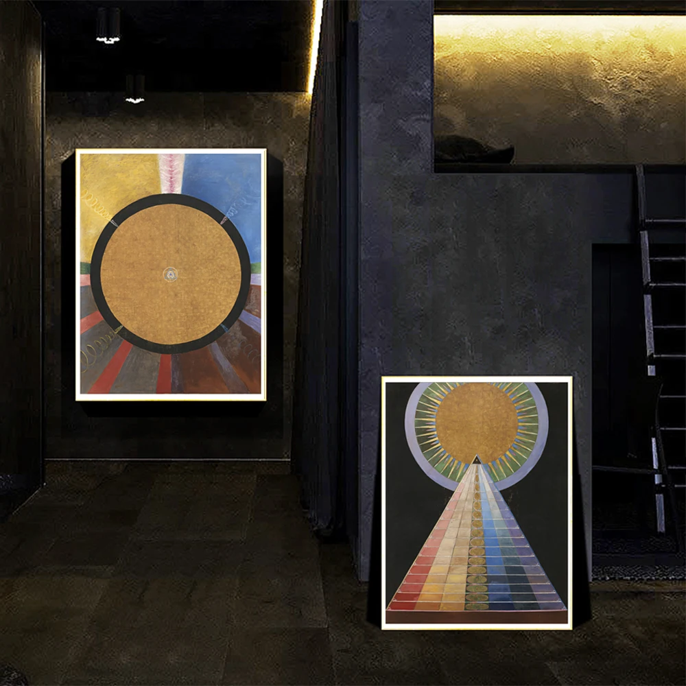 

WANGART Group X, No. 2 Wall Decor Giclee Art Print Poster Abstract Oil Painting Canvas Wall Pictures for Living Room Home Decor