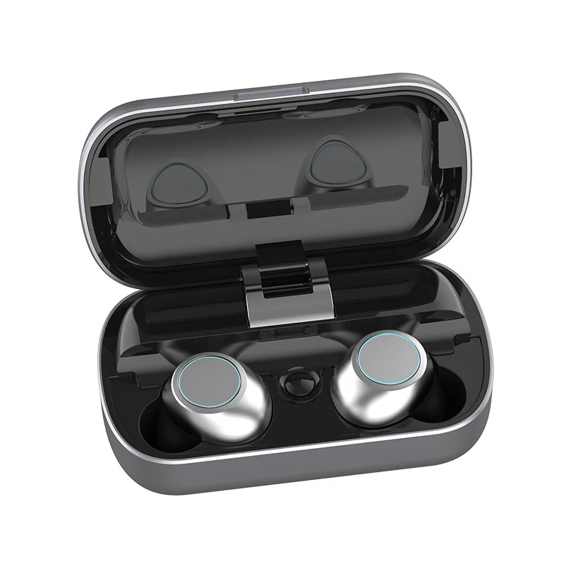 GYKZ Мини Bluetooth 5,0 наушники миниатюрные HIFI беспроводная водонепроницаемая гарнитура высокой емкости Спорт Музыка свет маленький сенсорный наушник
