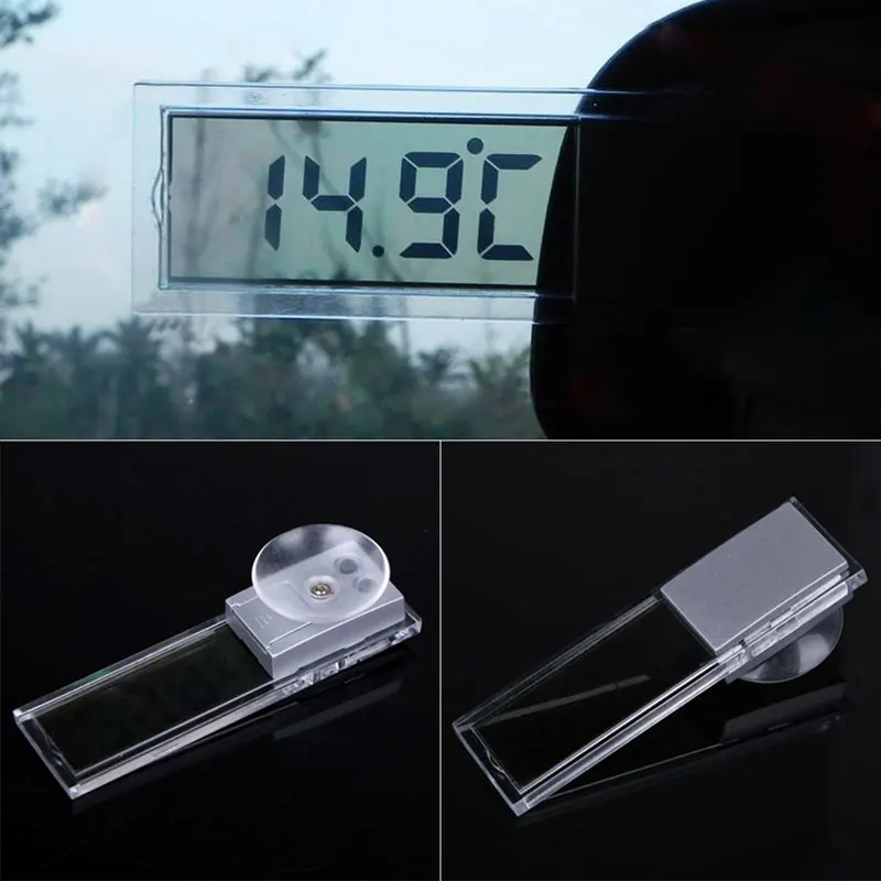 

Car Thermometer Osculum Type LCD Vehicle-mounted Digital Thermometer Celsius Fahrenheit For Car Digital Thermometer Celsius