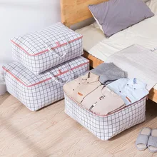 Quilt Storage Bag Clothes Packing Travel Luggage Organizer For Dampproof Sorting Bag Oversized Bag Clothing Moving Artifact