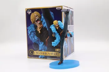 

20CM Japanese anime figure one piece 20th anniversary Sanji action figure collectible model toys for boys