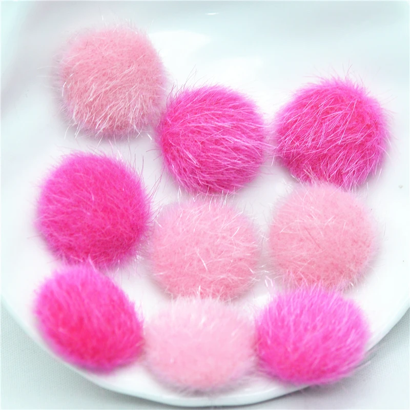

10PCS 14mm flocky Round Shape Fabric Covered Buttons|DIY Sewing Buttons|Scrapbooking buttons|DIY Crafting Supplies