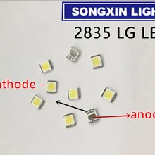 1000 шт для LG Innotek светодиодный Светодиодный подсветка 1210 3528 2835 1 Вт 3 в 100лм холодный белый ЖК-подсветка для ТВ приложения