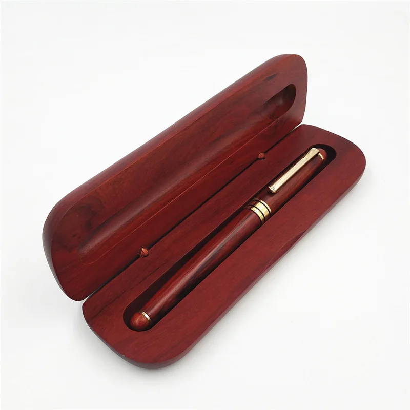 

1 Set Luxury Handmade Rosewood Fountain Pen Set Iraurita Nip Wooden Roller Pen For Office School as Festival Gift