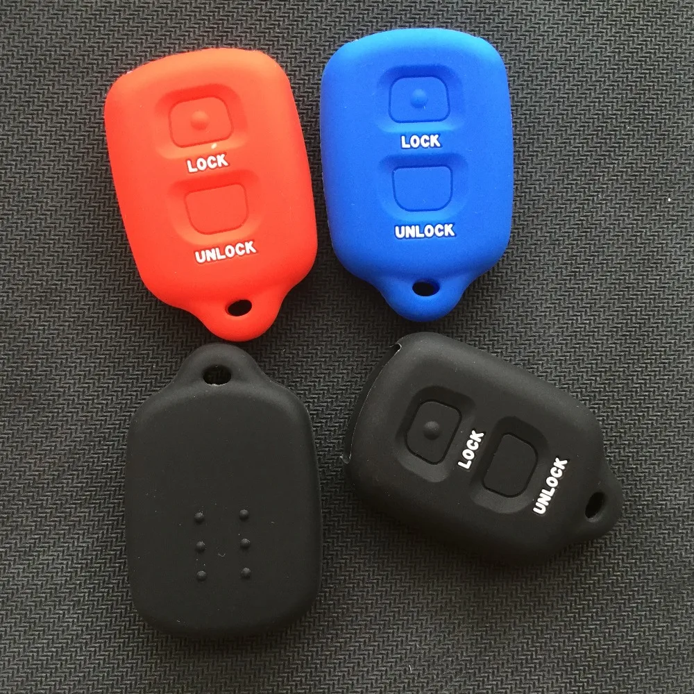 

Car Remote Alarm Holder Protector For Toyota Yaris Corolla RAV4 Camry Chevy Geo Prizm Remote Silicon Case
