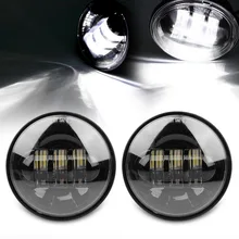 Venda quente 2X4.5 Inch 30 W LED Luzes de Nevoeiro Motr Daymaker Passando Luzes LED Lâmpada Auxiliar para Harley Davidson bicicleta