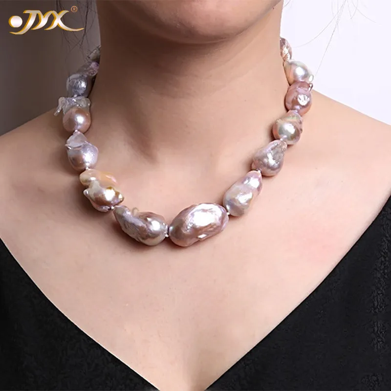 Aliexpress Com Buy Jyx Baroque Pearl Necklace Freshwater Cultured Party Wedding Jewelry For