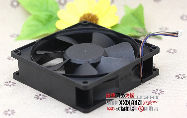 4 линейный вентилятор радиатор для Sunon 9225 12V MF92251V3 Q010 Q99 92*92*25MM 1 74 W|heat sink fan|heat sinkfan 12v |