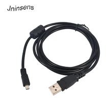 Black 4.9 ft 59 Inch 1.5M 8 Pin UC E6 Camera USB Data Cable Cord For Olympus Pentaxist FinePix For Sony Nikon Coolpix Wholesale