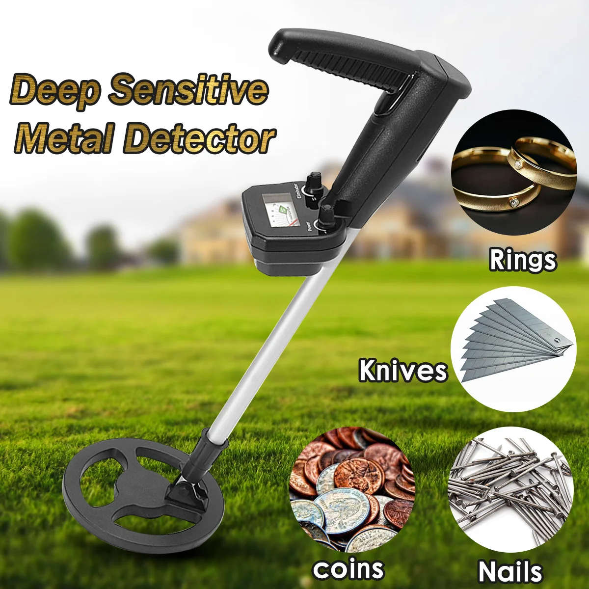 

ZEAST Deep Sentitive LCD Display Metal Detector Underground Metal Hunter Explore Gold Treasure Detector Smart Seeker Equipment