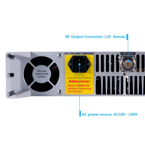 FSN-1000T 1000 Вт 1 кВт ЧМ-вещание передатчик с сенсорным экраном для радиостанций DSP 5,0 новая версия