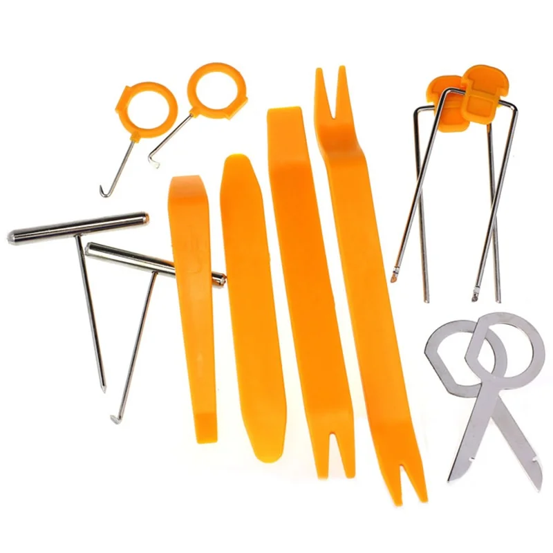 

2018 HOT SALE New Set 12pcs Car Radio Door Clip Panel Trim Dash Audio Removal Pry Tool YYH* Free Shipping Vicky