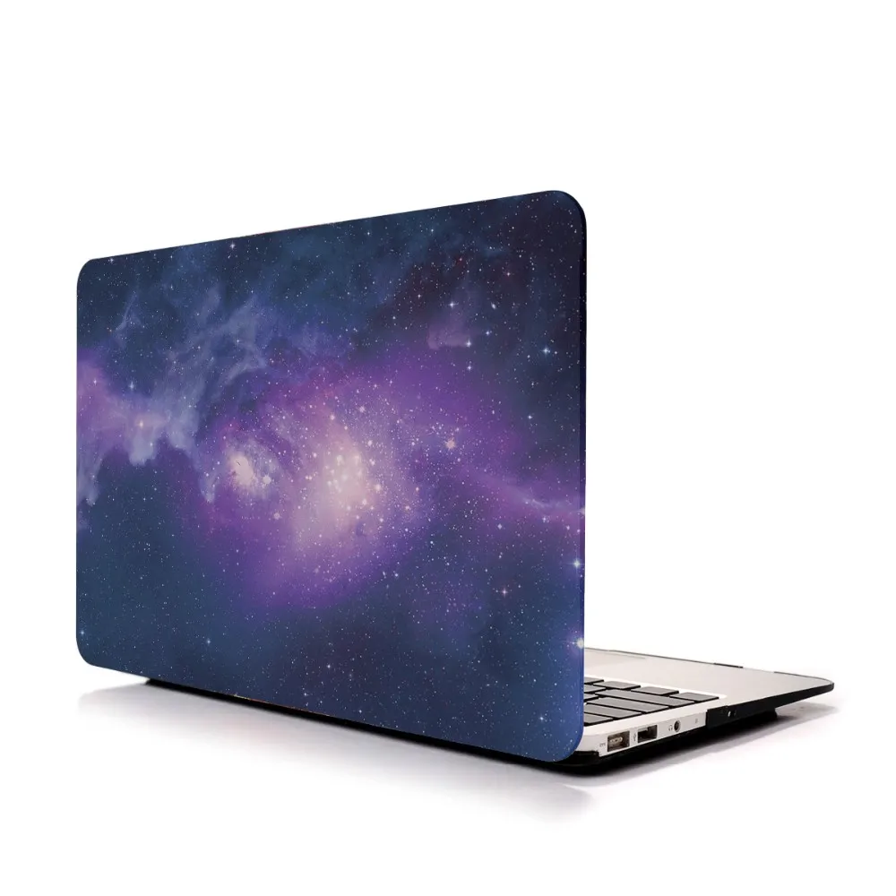 RyGou для MacBook Air 13 случай, Galaxy печати Пластик кнопки на случаи подходит Mac Book Air 11 13 A1932 A1370 A1465 A1369 A1466 крышка