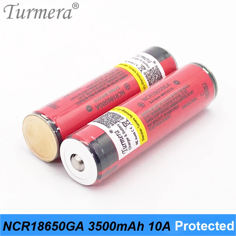 18650 аккумулятор 3500mah NCR18650GA PCB 10a 3,6 V защищенный Аккумулятор для Panasoniic фонарик велосипедный аккумулятор turmera